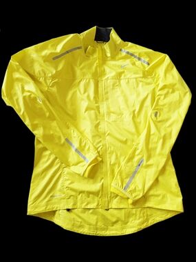 Nike Bright Yellow Storm-FIT Running Jacket with Black Accents